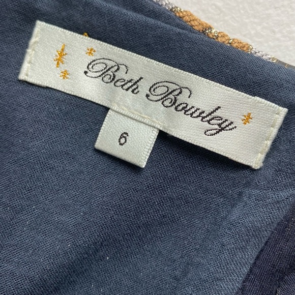 Beth Bowley Strapless Metallic Cocktail - Picture 4 of 7